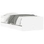 Estructura de cama con cajones blanco 75x190 cm de , Camas y somieres - Ref: Foro24-3207385, Precio: 132,42 €, Descuento: %