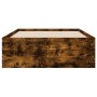 Cama con cajones madera de ingeniería roble ahumado 90x190 cm de , Camas y somieres - Ref: Foro24-3207326, Precio: 129,08 €, ...