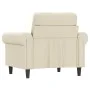 Kunstledersessel in Cremefarbe, 60 cm. von , Sofas - Ref: Foro24-359495, Preis: 169,32 €, Rabatt: %
