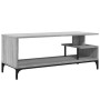 Mueble de TV madera de ingeniería y acero roble 102x40x41 cm de , Muebles TV - Ref: Foro24-842414, Precio: 58,67 €, Descuento: %