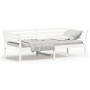 Sofá cama de madera maciza de pino blanco 100x200 cm de , Camas y somieres - Ref: Foro24-842875, Precio: 133,55 €, Descuento: %