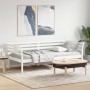 Sofá cama de madera maciza de pino blanco 100x200 cm de , Camas y somieres - Ref: Foro24-842875, Precio: 133,55 €, Descuento: %