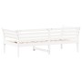 Sofá cama de madera maciza de pino blanco 100x200 cm de , Camas y somieres - Ref: Foro24-842875, Precio: 133,55 €, Descuento: %