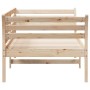 Sofá cama de madera maciza de pino 75x190 cm de , Camas y somieres - Ref: Foro24-842882, Precio: 104,79 €, Descuento: %