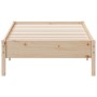 Estructura de cama madera maciza de pino 100x200 cm de , Camas y somieres - Ref: Foro24-842706, Precio: 77,85 €, Descuento: %