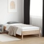 Estructura de cama madera maciza de pino 90x200 cm de , Camas y somieres - Ref: Foro24-842710, Precio: 76,46 €, Descuento: %