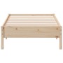 Estructura de cama madera maciza de pino 90x200 cm de , Camas y somieres - Ref: Foro24-842710, Precio: 76,46 €, Descuento: %