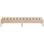 Estructura de cama madera maciza de pino 90x200 cm de , Camas y somieres - Ref: Foro24-842710, Precio: 76,46 €, Descuento: %