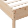 Estructura de cama madera maciza de pino 90x200 cm de , Camas y somieres - Ref: Foro24-842710, Precio: 76,46 €, Descuento: %