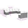 Set de muebles de jardín 9 pzas y cojines ratán sintético gris de , Conjuntos de jardín - Ref: Foro24-3250109, Precio: 509,82...