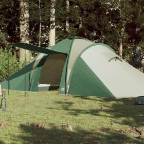 Tienda de campaña familiar iglú 6 personas impermeable verde de , Tiendas de campaña - Ref: Foro24-94343, Precio: 141,44 €, D...