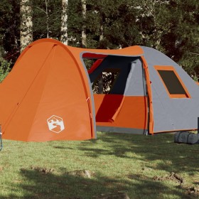 Tienda familiar con cúpula para 6 personas impermeable naranja de , Tiendas de campaña - Ref: Foro24-94355, Precio: 150,21 €,...