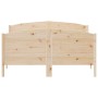 Estructura de cama con cabecero madera maciza pino 135x190 cm de , Camas y somieres - Ref: Foro24-3216182, Precio: 182,44 €, ...