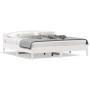 Estructura de cama con cabecero madera de pino blanco 200x200cm de , Camas y somieres - Ref: Foro24-3216189, Precio: 233,07 €...