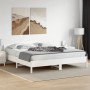 Estructura de cama con cabecero madera de pino blanco 200x200cm de , Camas y somieres - Ref: Foro24-3216189, Precio: 233,07 €...