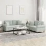 Two-piece light gray velvet sofa set with cushions by , Sofas - Ref: Foro24-3202230, Price: 463,93 €, Discount: %