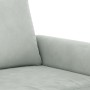 Juego de sofás con cojines 2 piezas terciopelo gris claro de , Sofás - Ref: Foro24-3202230, Precio: 514,87 €, Descuento: %