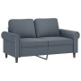 Juego de sofás con cojines 2 piezas terciopelo gris oscuro de , Sofás - Ref: Foro24-3202251, Precio: 548,40 €, Descuento: %