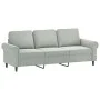 Juego de sofás con cojines 2 piezas terciopelo gris claro de , Sofás - Ref: Foro24-3202270, Precio: 560,84 €, Descuento: %
