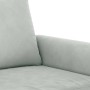 Juego de sofás con cojines 2 piezas terciopelo gris claro de , Sofás - Ref: Foro24-3202270, Precio: 570,30 €, Descuento: %