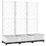 Jardinera con enrejado PP blanco 120x40x121,5 cm de , Maceteros y jardineras - Ref: Foro24-153283, Precio: 101,88 €, Descuent...
