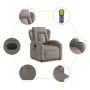 Sillón reclinable de masaje eléctrico tela gris taupe de , Sillones - Ref: Foro24-3204478, Precio: 304,69 €, Descuento: %