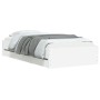 Cama con cajones madera de ingeniería blanca 190x190 cm de , Camas y somieres - Ref: Foro24-3207322, Precio: 132,91 €, Descue...