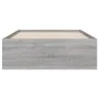 Cama con cajones madera de ingeniería gris Sonoma 75x190 cm de , Camas y somieres - Ref: Foro24-3207334, Precio: 126,48 €, De...