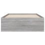 Cama con cajones madera de ingeniería gris Sonoma 75x190 cm de , Camas y somieres - Ref: Foro24-3207334, Precio: 128,02 €, De...