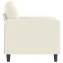 Sillón de terciopelo color crema 60 cm de , Sofás - Ref: Foro24-359430, Precio: 173,99 €, Descuento: %