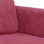 Sillón de terciopelo rojo tinto 60 cm de , Sofás - Ref: Foro24-359426, Precio: 175,01 €, Descuento: %