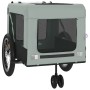 Remolque de bicicleta mascotas hierro tela Oxford gris negro de , Cochecitos para mascotas - Ref: Foro24-93937, Precio: 100,6...