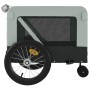 Remolque de bicicleta mascotas hierro tela Oxford gris negro de , Cochecitos para mascotas - Ref: Foro24-93937, Precio: 100,6...
