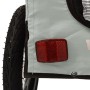 Remolque de bicicleta mascotas hierro tela Oxford gris negro de , Cochecitos para mascotas - Ref: Foro24-93937, Precio: 100,6...