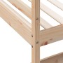 Cama alta con escritorio madera maciza de pino 90x200 cm de , Camas y somieres - Ref: Foro24-842850, Precio: 255,60 €, Descue...