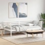 Sofá cama madera maciza de pino blanco 90x200 cm de , Camas y somieres - Ref: Foro24-842871, Precio: 130,17 €, Descuento: %
