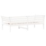 Sofá cama madera maciza de pino blanco 90x200 cm de , Camas y somieres - Ref: Foro24-842871, Precio: 130,17 €, Descuento: %