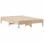 Estructura de cama madera maciza de pino 140x200 cm de , Camas y somieres - Ref: Foro24-842698, Precio: 103,68 €, Descuento: %