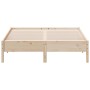 Estructura de cama madera maciza de pino 140x200 cm de , Camas y somieres - Ref: Foro24-842698, Precio: 103,68 €, Descuento: %