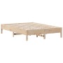 Estructura de cama madera maciza de pino 140x200 cm de , Camas y somieres - Ref: Foro24-842698, Precio: 103,68 €, Descuento: %