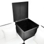 Set de muebles de jardín 4 pzas y cojines ratán sintético negro de , Conjuntos de jardín - Ref: Foro24-42989, Precio: 474,90 ...