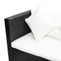 Set de muebles de jardín 4 pzas y cojines ratán sintético negro de , Conjuntos de jardín - Ref: Foro24-42989, Precio: 474,90 ...