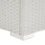 Tumbona con cojín negro ratán sintético blanco de , Tumbonas - Ref: Foro24-317107, Precio: 137,46 €, Descuento: %