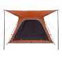 Tienda campaña 4 pers impermeable apertura rápida gris naranja de , Tiendas de campaña - Ref: Foro24-94358, Precio: 104,17 €,...