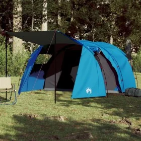 Tienda de campaña túnel para 4 personas impermeable azul de , Tiendas de campaña - Ref: Foro24-94398, Precio: 140,18 €, Descu...