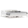 Estructura cama cabecero madera maciza pino blanco 180x200 cm de , Camas y somieres - Ref: Foro24-3216192, Precio: 222,75 €, ...