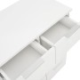 Aparador de madera de ingeniería blanco brillante 60x35x80 cm de vidaXL, Cajoneras - Ref: Foro24-283712, Precio: 108,56 €, De...