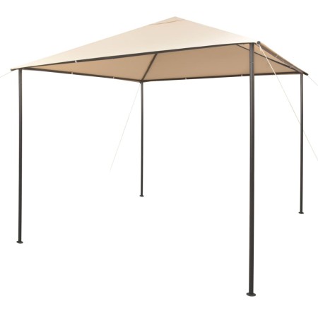 Cenador carpa 3x3 m de acero beige de , Carpas y cenadores - Ref: Foro24-43172, Precio: 133,79 €, Descuento: %