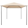 Cenador carpa 3x3 m de acero beige de , Carpas y cenadores - Ref: Foro24-43172, Precio: 133,79 €, Descuento: %