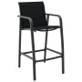 Sillas altas de jardín 4 unidades textilene negro de , Sillas de jardín - Ref: Foro24-48117, Precio: 311,67 €, Descuento: %